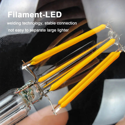 Ampoule LED Globe Rétro Edison G45 E27 2W - 6W Lumière Chaude 2700K - Luminous Place