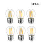 6PCS / Lumière chaude 2700K / E26 110V|2W
