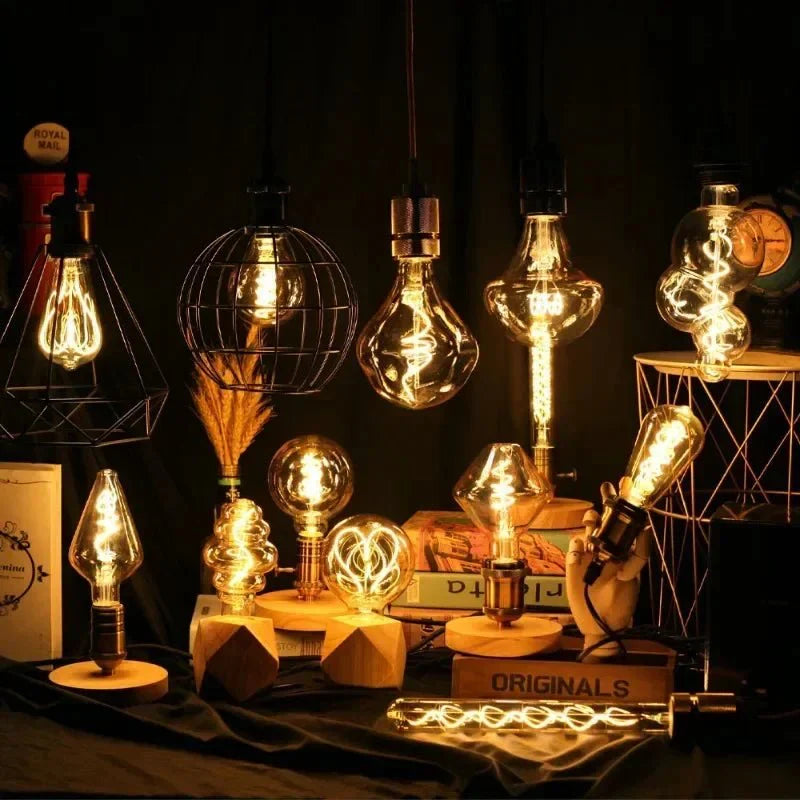 Ampoule LED Edison Rétro Globe à Intensité Réglable, Lumière Chaude, Style Ins - Luminous Place