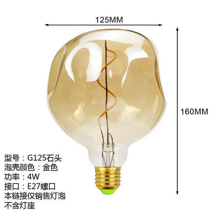 Ampoule LED Edison Rétro Globe à Intensité Réglable, Lumière Chaude, Style Ins - Luminous Place