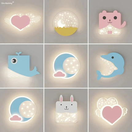 Applique Murale LED Enfant en Acrylique, Lumière Chaude et Ambiance Cosy - Luminous Place