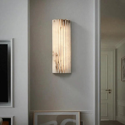 Applique Murale en Marbre de Luxe - Design Minimaliste Postmoderne Français, Éclairage Villa - Luminous Place