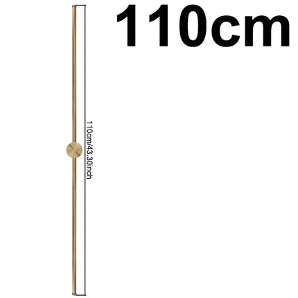 Applique Murale LED Moderne 100 - 120 cm Or et Blanc pour Intérieur - Luminous Place