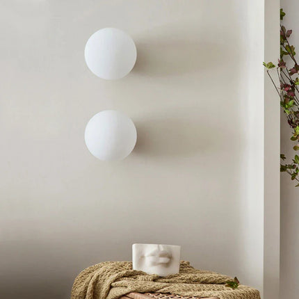 Applique Murale Design Moderne en Verre Transparent G9 pour Salon et Couloir