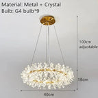 de Diamètre 40cm / Blanc chaud (2700-3500K)