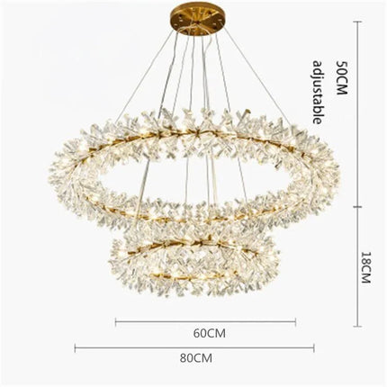 Applique Murale LED Métal Doré Cristal Moderne G4 110 - 220V pour Salon et Chevet - Luminous Place