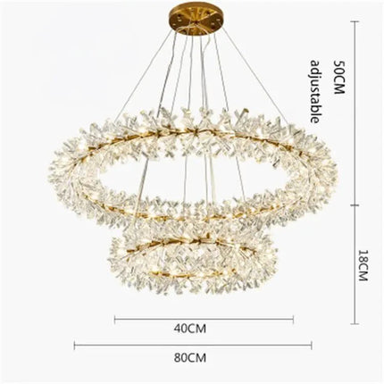 Applique Murale LED Métal Doré Cristal Moderne G4 110 - 220V pour Salon et Chevet - Luminous Place