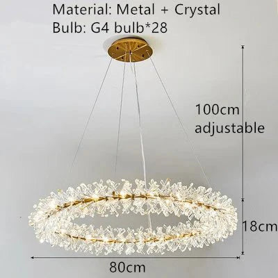 Applique Murale LED Métal Doré Cristal Moderne G4 110 - 220V pour Salon et Chevet - Luminous Place