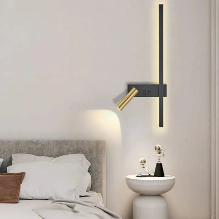 Applique Murale LED Moderne en Aluminium avec Lumière Chaude pour Salon et Chambre - Luminous Place