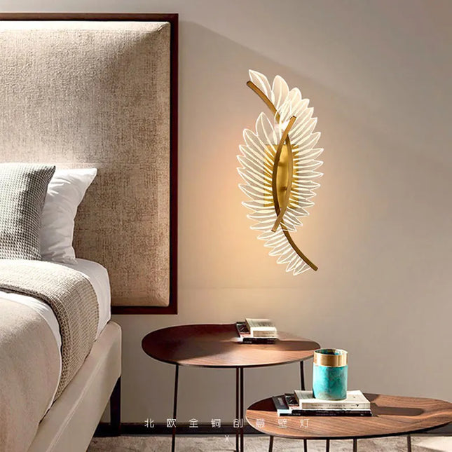 Applique Murale Nordique Moderne en Aluminium avec Lumière LED pour Salon et Allée