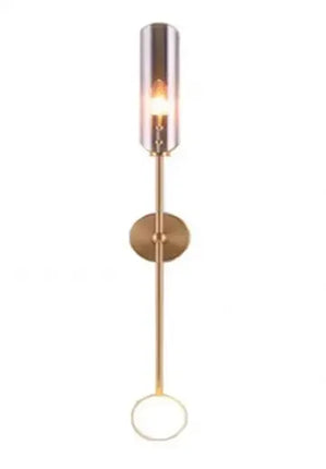Applique Murale LED Métal Cuivre Design Nordique Post-Moderne pour Intérieur