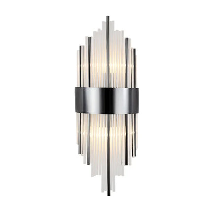 Applique Murale LED Cristal Moderne, Éclairage Ambiance Salon et Chambre