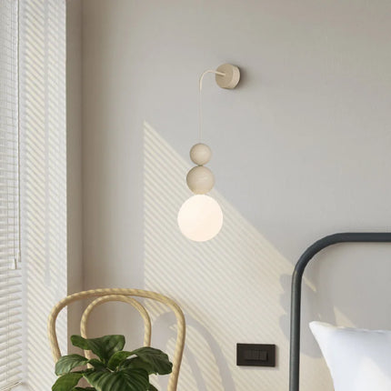 Applique Murale Nordique Moderne en Métal avec Lumière LED Blanc Chaud pour Intérieur