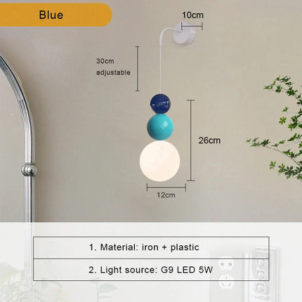 Applique Murale Nordique Moderne en Métal avec Lumière LED Blanc Chaud pour Intérieur