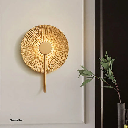 Applique Murale Leaf en Alliage Forgé, Lumière Chaude Décorative pour Chambre et Salon