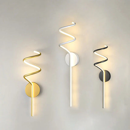 Applique Murale LED Moderne en Aluminium, Luminaire Décoratif pour Salon et Couloir