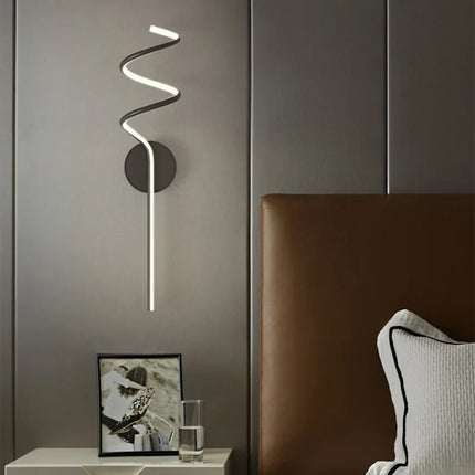 Applique Murale LED Moderne en Aluminium, Luminaire Décoratif pour Salon et Couloir