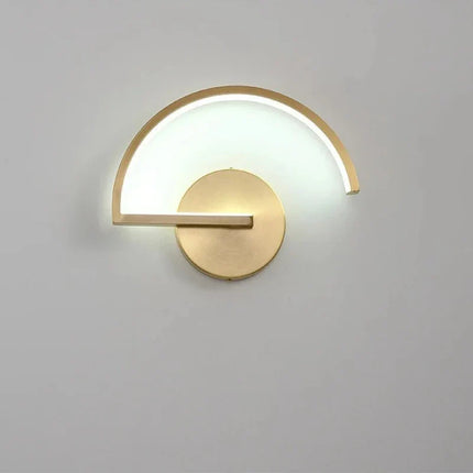 Applique Murale Nordique Créative en Aluminium LED Lumière Chaude pour Salon et Chambre