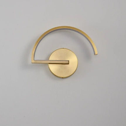 Applique Murale Nordique Créative en Aluminium LED Lumière Chaude pour Salon et Chambre