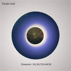 Violet n Or / Blanc chaud (2700-3500K) / de Diamètre 30cm 8W