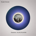 Violet n Chrome / Blanc chaud (2700-3500K) / de Diamètre 30cm 8W