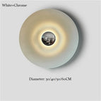 Blanc n Chrome / Blanc chaud (2700-3500K) / de Diamètre 30cm 8W
