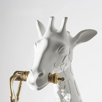 Applique Murale Girafe en Résine, Lampe LED Style Nordique, Ambiance Moderne