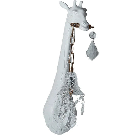 Applique Murale Girafe en Résine, Lampe LED Style Nordique, Ambiance Moderne