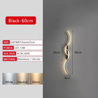 C-Noir-60cm / Lumière chaude-Sans Télécommande