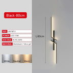 B-Noir-80cm / Lumière chaude-Sans Télécommande