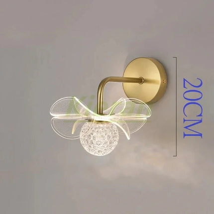 Applique Murale Fleur Moderne en Métal LED pour Salon et Chambre - Luminous Place