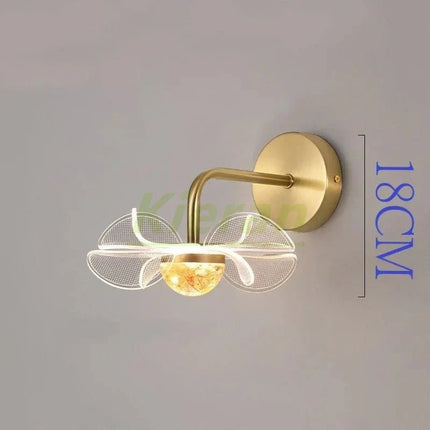 Applique Murale Fleur Moderne en Métal LED pour Salon et Chambre - Luminous Place