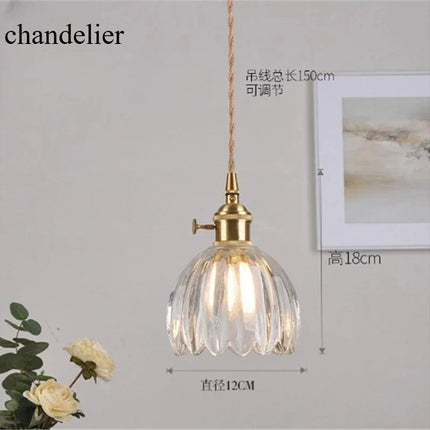 Applique Murale Moderne en Verre à Fleurs LED pour Chambre et Bureau