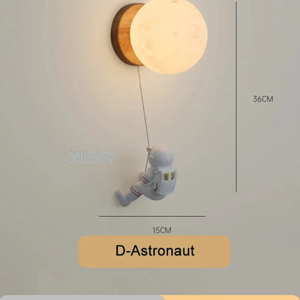 Applique Murale Ours en Bois Gravé, Luminaire Décoratif pour Chambre Bébé - Luminous Place