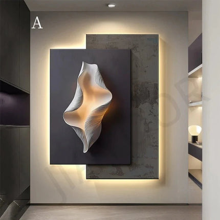 Applique Murale LED Moderne en Cristal et Porcelaine pour Salon et Couloir - Luminous Place