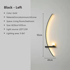 Gauche 55cm / Blanc chaud - Sans télécommete