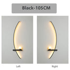 Gauche Droite 105cm / Blanc chaud - Sans télécommete