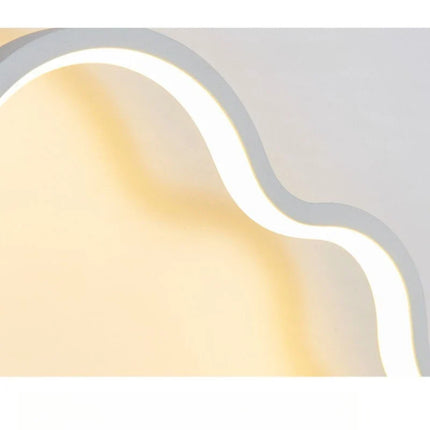 Applique Murale Nuage en Acrylique, Design Minimaliste pour Chambre d'Enfant