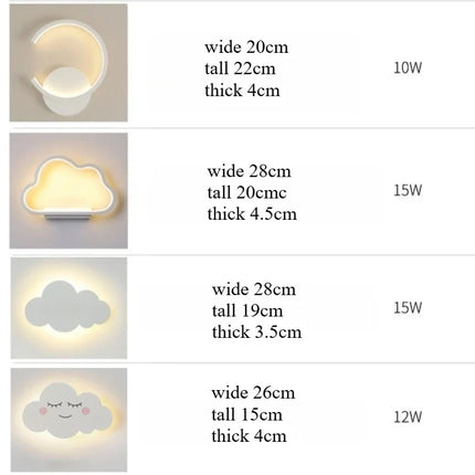 Applique Murale Nuage en Acrylique, Design Minimaliste pour Chambre d'Enfant