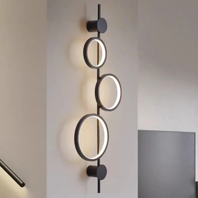 Applique Murale Design Nordique en Métal avec Lumières LED pour Salon et Escalier