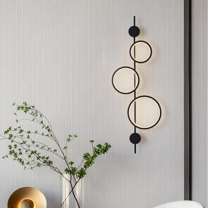 Applique Murale Design Nordique en Métal avec Lumières LED pour Salon et Escalier