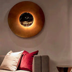 Lgt Orange n Chrome / de Diamètre 30cm / Blanc chaud (2700-3500K)