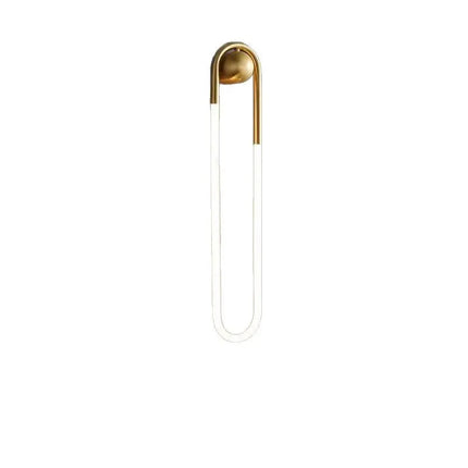 Applique Murale en Cuivre Contemporaine pour Salon et Couloir, Lumière LED Ambiante - Luminous Place