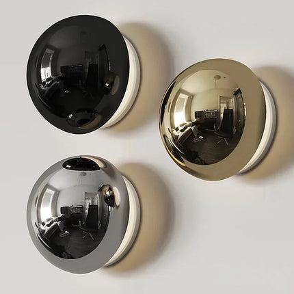 Applique Murale Ronde LED Design Nordique Moderne en Métal, Luminaire Décoratif pour Chambre et Escaliers - Luminous Place
