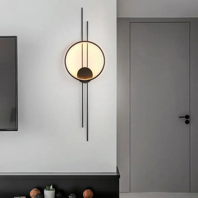 Applique Murale LED Nordique Moderne en Aluminium pour Salon et Chambre
