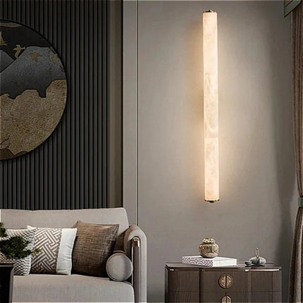 Applique Murale LED en Cuivre et Marbre, Design Moderne Flocon de Neige - Luminous Place