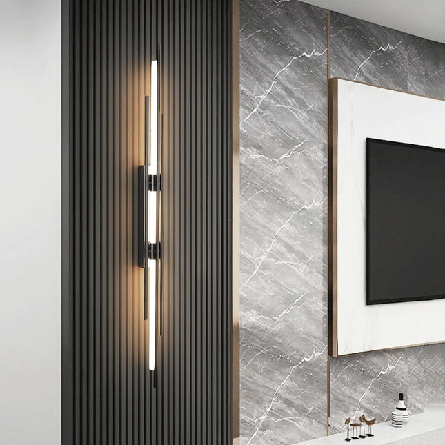 Applique Murale LED Moderne en Cuivre, Luminaire Décoratif pour Salon et Chambre, 110-220V