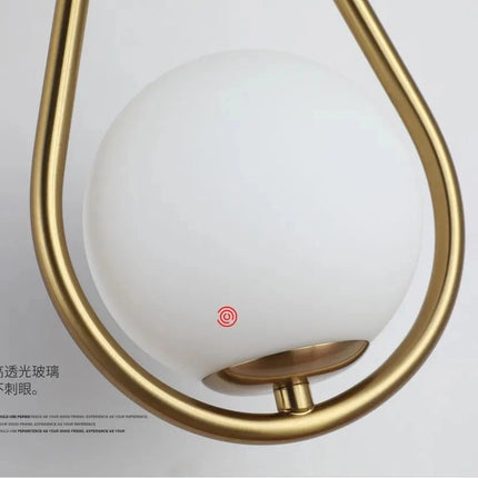 Applique Murale LED Boule de Verre Métal Moderne pour Salon et Chambre - Luminous Place
