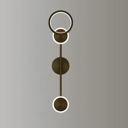 Applique Murale Moderne en Métal et Acrylique LED, Éclairage Ambiance Chaude