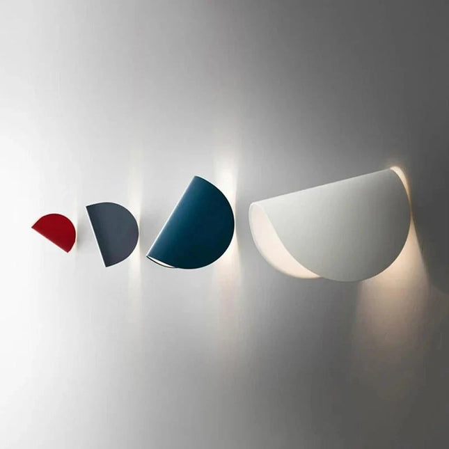 Applique Murale Macaron Nordique LED Rotative en Métal, Éclairage Ambiance Cosy - Luminous Place